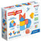 Geomag - Magicube 1+ Formen - Magnetische Blöcke für Kinder - 3 Farben und Formen - 9 Würfel - 1-5 Jahre - 100% Recyceltes Plastik