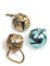 Ancol Cat Collar Bells Chrome Finished Warning Bells with Split Rings - Easy to Fit & Helps Protect Wildlife - Assorted Colours - Ideal for Cats - Pack of 3