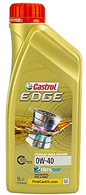 CASTROL Motoröl 0W-40 EDGE Synthetiköl Motor Öl ACEA C3 API SP 1L Kompatibel mit BMW 3 Touring E91 3 Limousine E90 5 Touring F11 3 Limousine E46, MERCEDES-BENZ C-Klasse Limousine W204