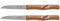 Windmühle Robert Herder Solingen Küchenmesser Gemüsemesser Schälmesser aus Carbonstahl, im Set 2 x 18 cm