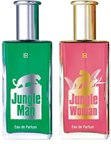 R NB24 Versand LR Jungle Set Eau de Parfum für Mann, 50 ml Eau de Parfum für Frau, 50 ml 30481-1