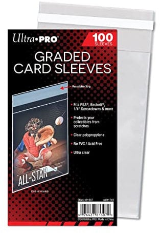 Ultra Pro Graded Card Sleeves wiederverschließbar