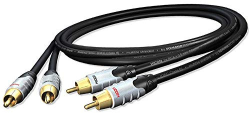 HICON Ambience HIA-C2C2-0150 - Cavo RCA a 3 schermature, 1,5 m