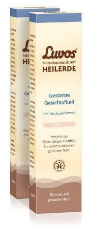 Luvos Getöntes Gesichtsfluid Hell (2er Pack) - nährt und pflegt die Haut (2x50ml)