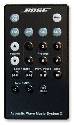 Bose Acoustic Wave Music System II Télécommande Noir