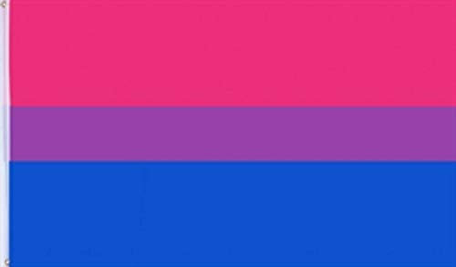 flaggenmeer® Flagge Bi Pride 80 g/m² ca. 90 x 150 cm
