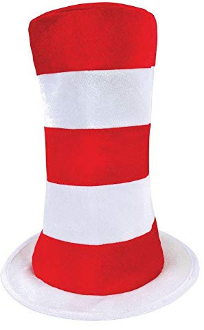 Bristol Novelty Unisex Adult Striped Tall Top Hat