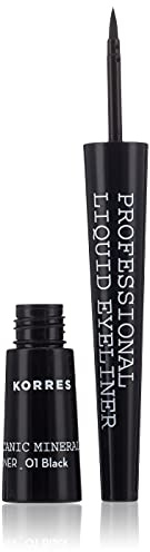 Korres Volcanic Minerals Liquid Eyeliner, black,1er Pack (1 x 2.5 ml)