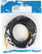Valueline VLVP24100B100 Composite-Kabel (Cinch-Stecker, 10m) schwarz