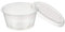 Verpackungsteam 1-PACK Dressingbecher Saucenbecher 80ml, transparenter Behälter mit Deckel, aus Polypropylen, 1000 Stück