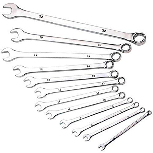 Clarke CHT814 12 Piece Extra-Long Combination Spanner Set: 6-22mm
