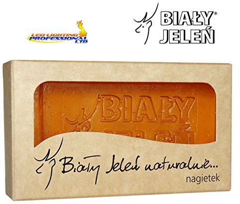 Weißes Hirsch Seife Glicerinfaden Nagel Natur 100g