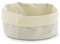 Zeller 18001 Brotbeutel, rund, Baumwolle, ø 20 x 12 cm, grau/créme