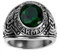 HAMANY Schmuck Edelstahl Herren Ring mit Zirkon,Falke Eagle US Armee,Größen 59 (18.8)