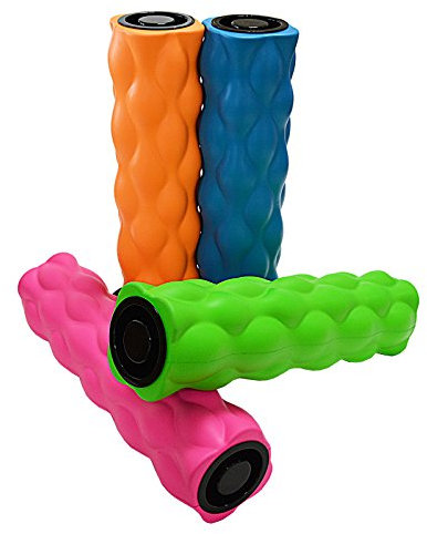 Massageroller Yogarolle Faszienroller aus Schaumstoff, 46cm lang, 13 x 11 cm, Farbe: Orange