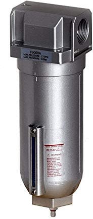 3/4 Inline Air Compressor Water Moisture Filter Trap Separator w/Manual Drain