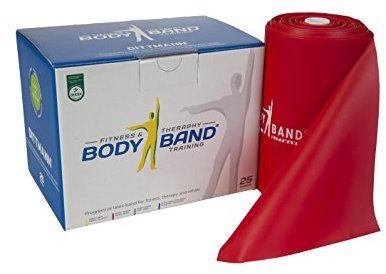 Dittmann Medium Übungs-Band, rot, 25m x 14.5 cm x 0.20 mm