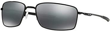 Oakley Men'S Mod. 4075 Sun Square Wire 407501 60 Rectangular Sunglasses 60, Black/Black Iridium