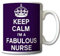 Keep Calm I'm A Fabulous Nurse Mug Cup Gift Retro