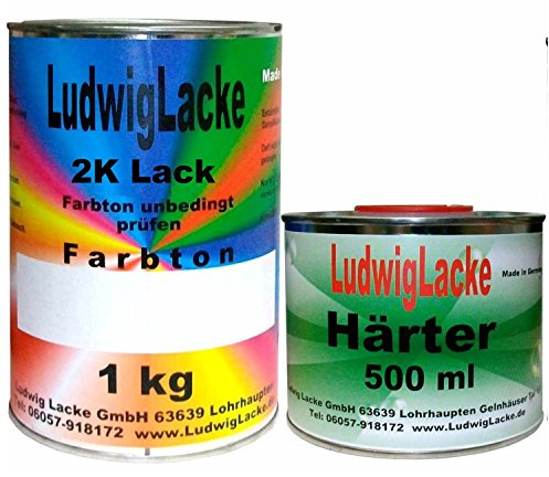 LudwigLacke 1,5 kg Set für Trabant 1638 GLETSCHERBLAU 1970/1990