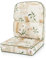 Alfresia Java Cane Conservatory Replacement Cushion – Low Back, Cotton Cover, Thick Foam Filling, Seat and Backrest, Chair Cushion, For Conservatory Furniture, Range of Patterns