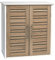 Tendance Meuble Haut de salle de bain - 2 portes - Aspect Chêne vieilli