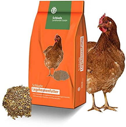 Schkade Landhandel GmbH Legehennenfutter - Alleinfuttermittel für Legehennen, mehlförmig, 25 kg