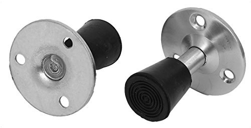 Sourcingmap Wall Protector Skirting Board Mounted Stop Door Stopper Buffer 50mm Height 2pcs