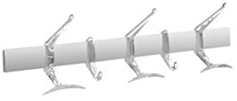Kartell Hanger Appendiabiti, 50Percentargento, 50% Policarbonato, Cristallo, 60x17x10 cm