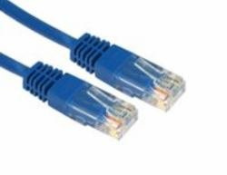 CablesDirect URT-610B - 10MTR CAT 5E UTP PVC INJ MOULDED CABLE - BLUE B/Q 50