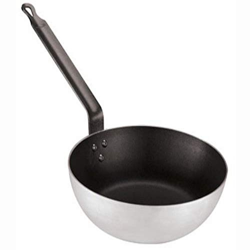 Paderno 16113-32 Padella 1 Manico, 32 cm, Bombata Antiaderente, Alluminio