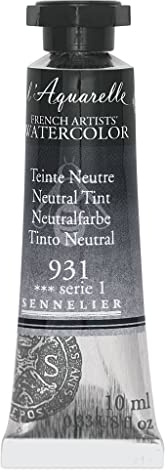 Sennelier Watercolour 10ml Tube S1 - Neutral Tint (931)