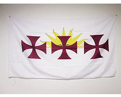 AZ FLAG Bandera de la HISPANIDAD 150x90cm para Palo - Bandera Idioma ESPAÑOL - ESPAÑA 90 x 150 cm