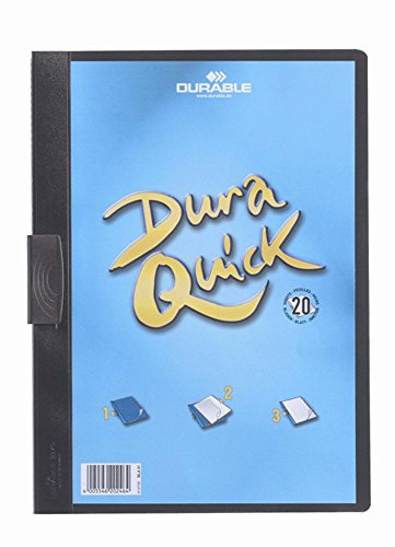 DURABLE Klemmmappe DURAQUICK/2270-01 DIN A4 schwarz