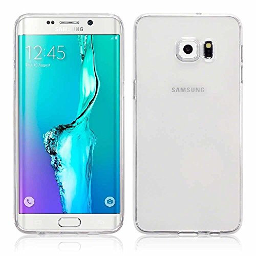 Transparent Silikonhülle TPU für Samsung Galaxy S6 Edge, Handyhülle Premium Kratzfest TPU Durchsichtige Schutzhülle, Ultradünne 0,33 mm