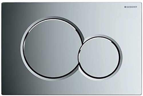 Geberit Abdeckplatte Sigma01 chrom-hochg f.2-Mengen-Spülung, für UP320/UP300 GE