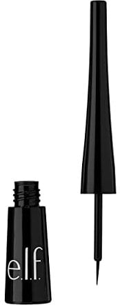 e.l.f. Expert Liquid Liner, Smudge-proof, Buildable, Long-lasting, Enhances, Defines, Jet Black, Precision Brush 4.2ml
