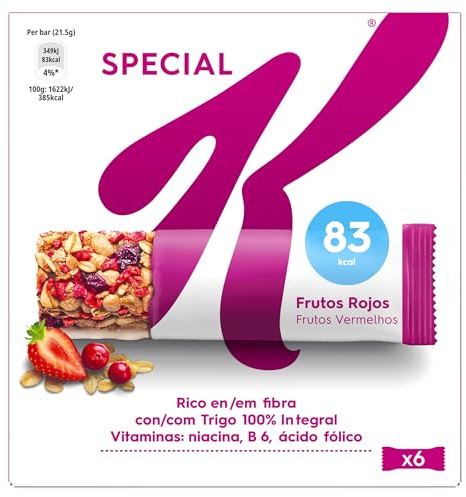 Kellogg's Special K Barritas Frutos Rojos Pack 6x21,5g