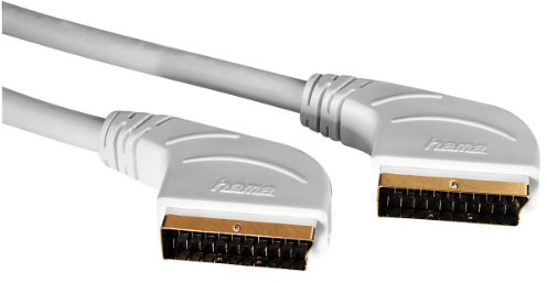 Hama 42771 Connectique Cordon 1 péritel mâle/1 péritel mâle 1,50m Plaqué Or