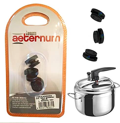 Aeternum AET640105 Confezione 3 Gommini Neri Pentola A Pressione
