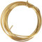 Rayher Alambre manualidades 100% latón, 2 mm ø, 3 m, para floristería, decoración y joyería, 2417200