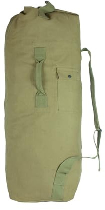 Fox Outdoor Products Verde Militar táctico morral de la Lona Duffle Bag - 22 x 38, Deportes/Duffel Viajes