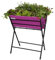 BALDUR-Garten GmbH VEGTRUG Hochbeet Pink, Pflanzbeet, Kräuterbeet, Gemüsebeet 1 Stück für Balkon & Terrasse
