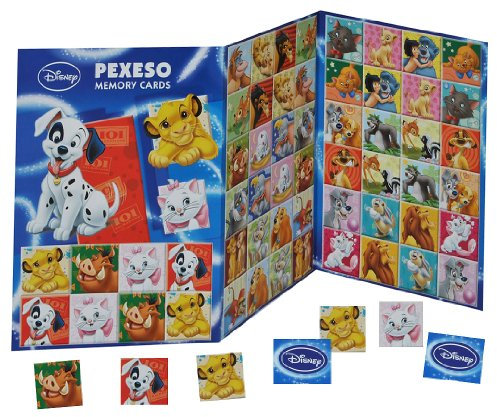 Gedächtnis Spiel - Tiere - Simba Dalmatiner Bambi Dschungelbuch Dumbo Susi Strolch Marie - zum Ausschneiden - für Jungen Mädchen Bastelset Memo Spiel Gedächtn..