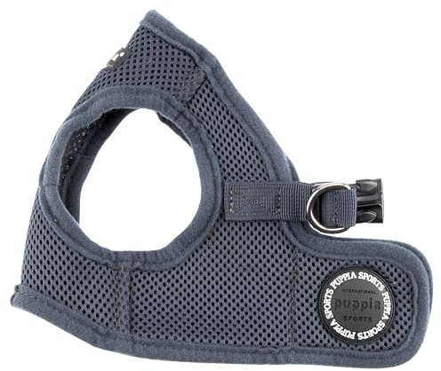 PUPPIA International Soft Vest Harness, Small, Grey