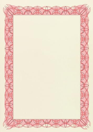 Computer Craft Certificate Papers with Foil Seals 90gsm A4 Reflex Red Ref CCC2010 [Pack of 30]