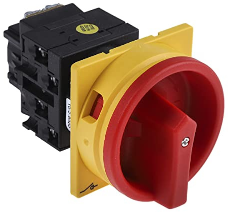 Eaton T0-2 Trennschalter 3-polig Bündige Montage 20A 5.5 kW Rot IP65 3, 1-phasig