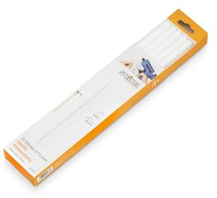 Steinel Cola Ø 11 mm termofusible Ultra Power 10 kg, 400 Unidades, Pegamento Universal Transparente en Barra, Trasparente