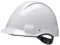 3M Peltor G 3000 Series Elmetto di Protezione con Uvicator senza Cricchetto e Fascia Antisudore in Pelle, Bianco