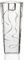 CRISTALICA Kerzenhalter Kerzenständer Candleholder Starlight Dekor Weiblich Weiß 18 cm Oval Transparent Kristallglas